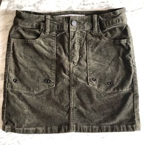 Zadig and Voltaire Jevron Corduroy Mini Skirt